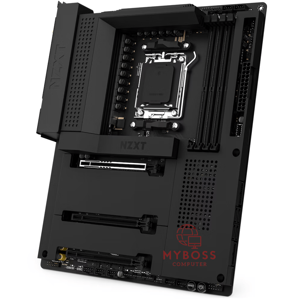 Mainboard NZXT N7 B650E - Black (AMD B650, Socket AM5, ATX, 4 khe RAM DDR5, Tích hợp sẵn WIFI & Bluetooth)
