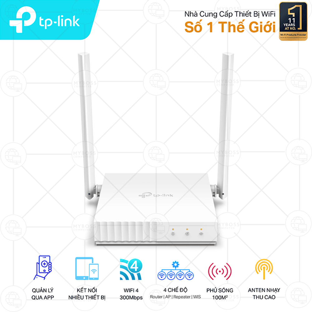 Bộ Phát Wifi TP-Link TL-WR844N Tốc Độ 300 Mbps