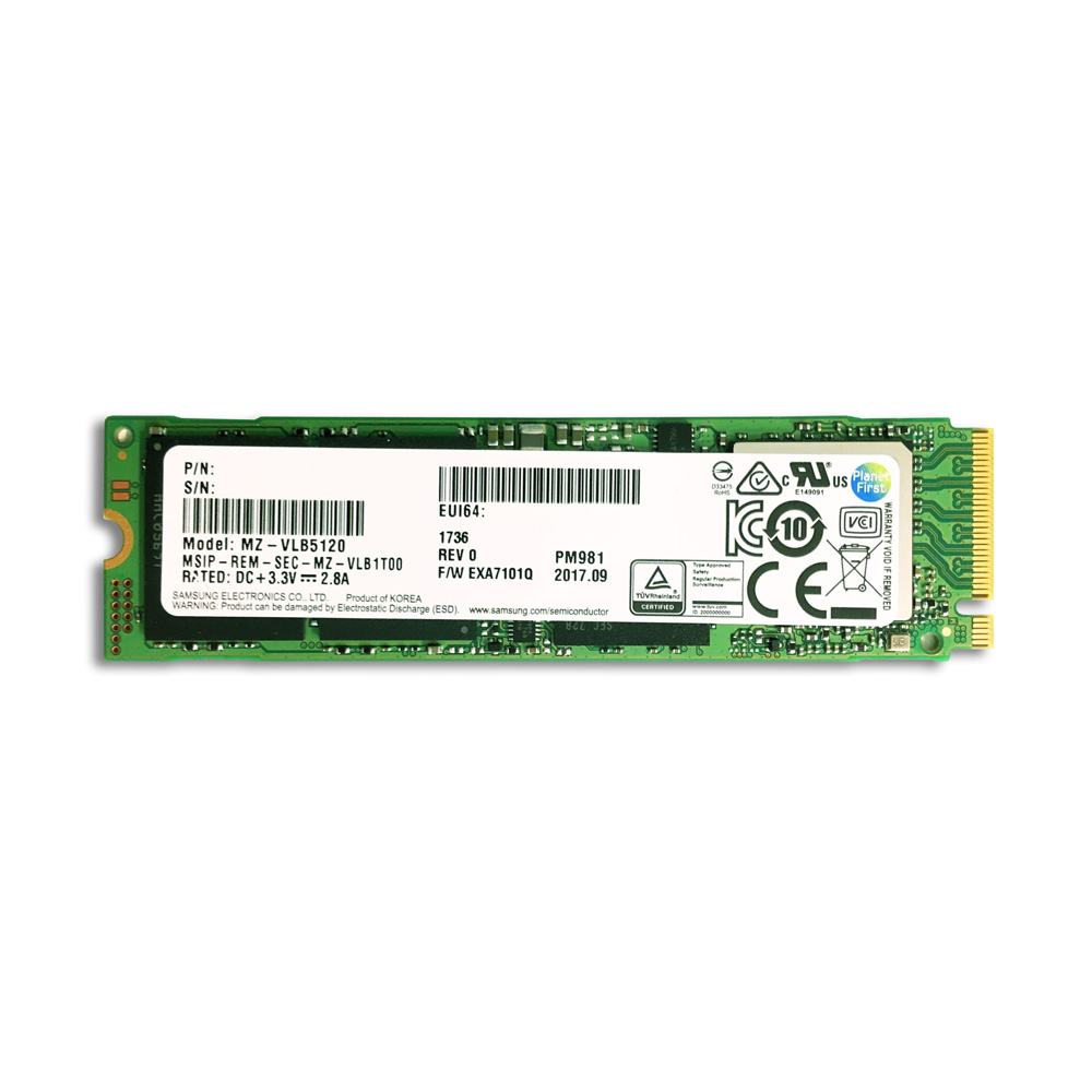Ổ cứng SSD Samsung NVMe PM981 M.2 PCIe Gen3 x4 512GB