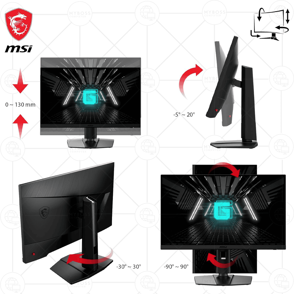 Màn Hình MSI G272QPF E2 27in/ 2K WQHD/ Rapid IPS/ 180hz/ 1ms GTG/ Adaptive Sync