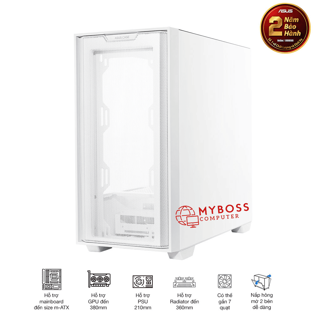 Vỏ Case ASUS A21 WHITE