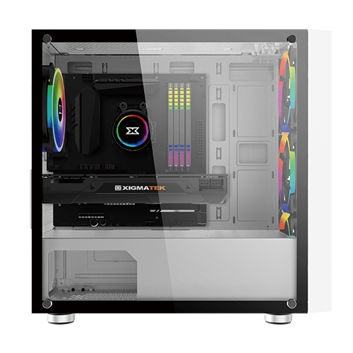 Vỏ case XIGMATEK GEMINI ARTIC White (NO FAN) 