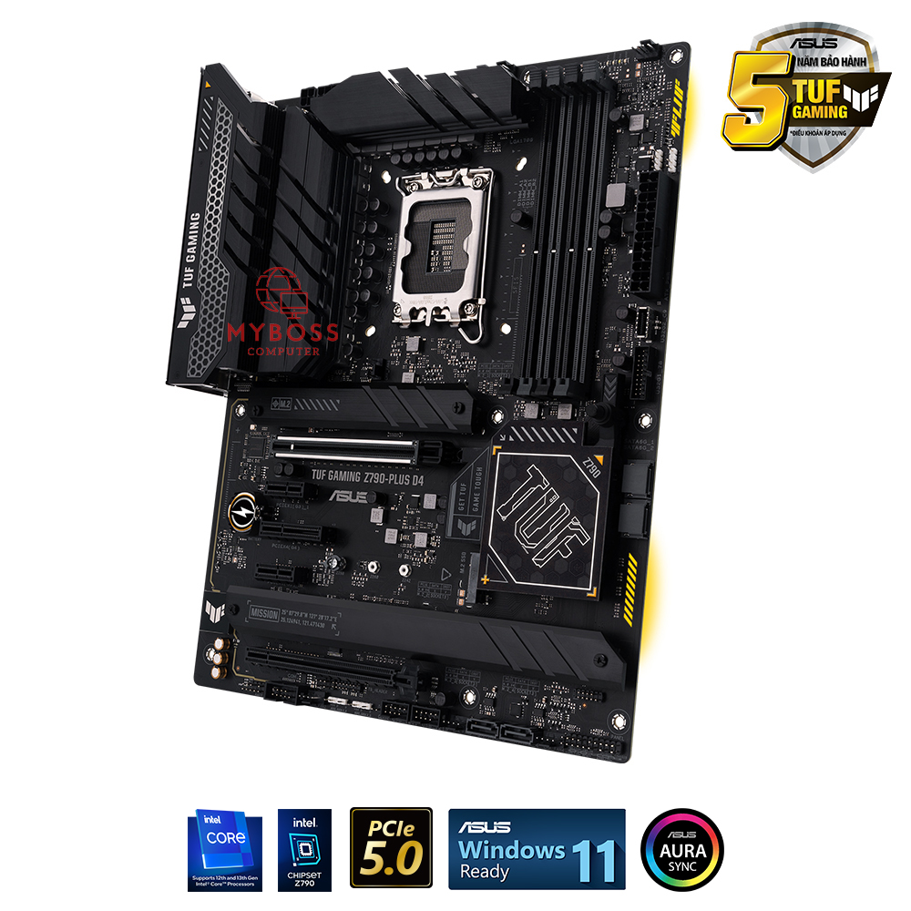 Mainboard ASUS TUF GAMING Z790-PLUS D4 (Intel Z790, Socket 1700, ATX, 4 khe RAM DDR4)