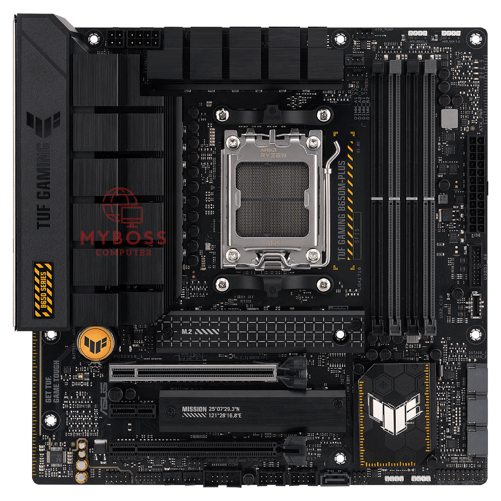 Mainboard ASUS TUF GAMING B650M-PLUS (AMD B650, Socket AM5, m-ATX, 4 khe RAM DDR5)