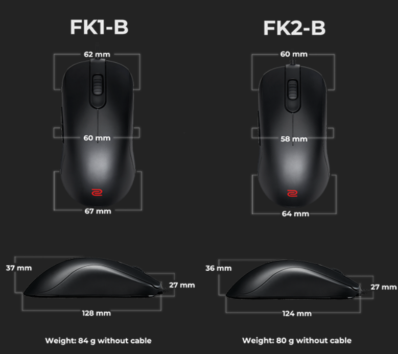 Chuột Zowie BenQ FK2-B Black