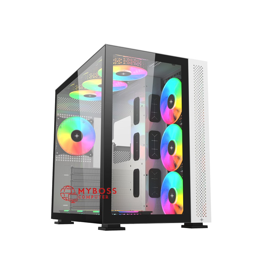 Vỏ Case KENOO LUXE V1 - White (No Fan)