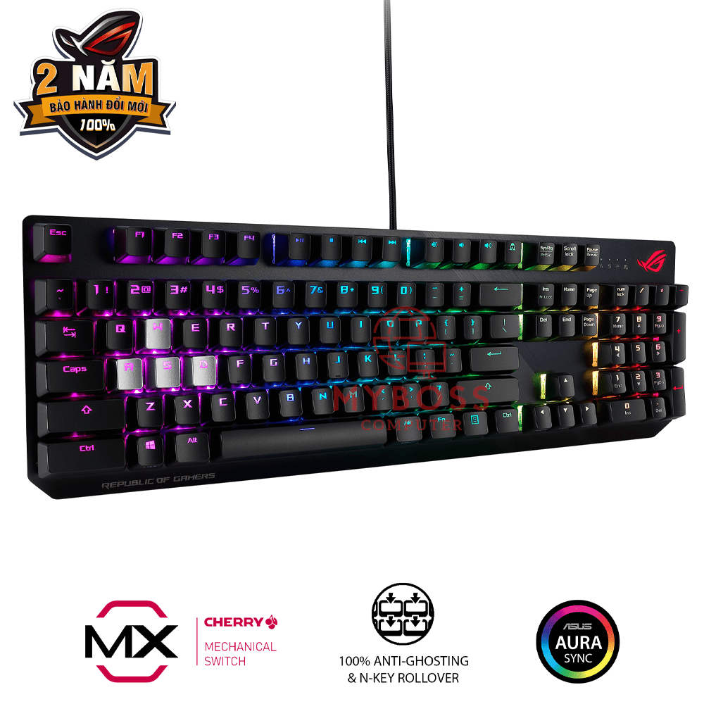 Bàn Phím Cơ ASUS ROG Strix Scope - RGB/ Red Switch