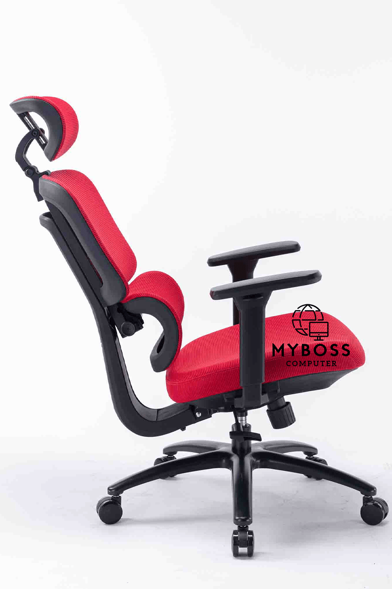 Ghế công thái học ergonomic WARRIOR – Hero series – WEC509 Black/Red