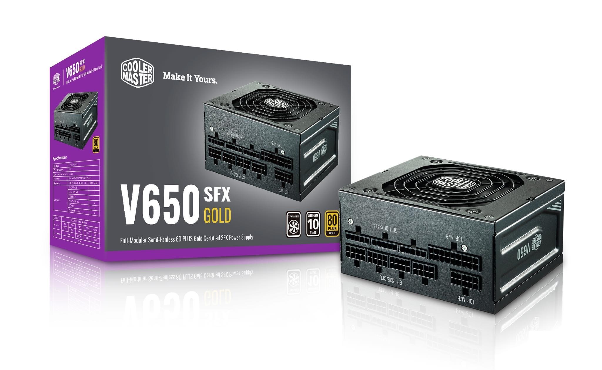 Nguồn máy tính Cooler Master V650 SFX Gold 650W A/EU Cable