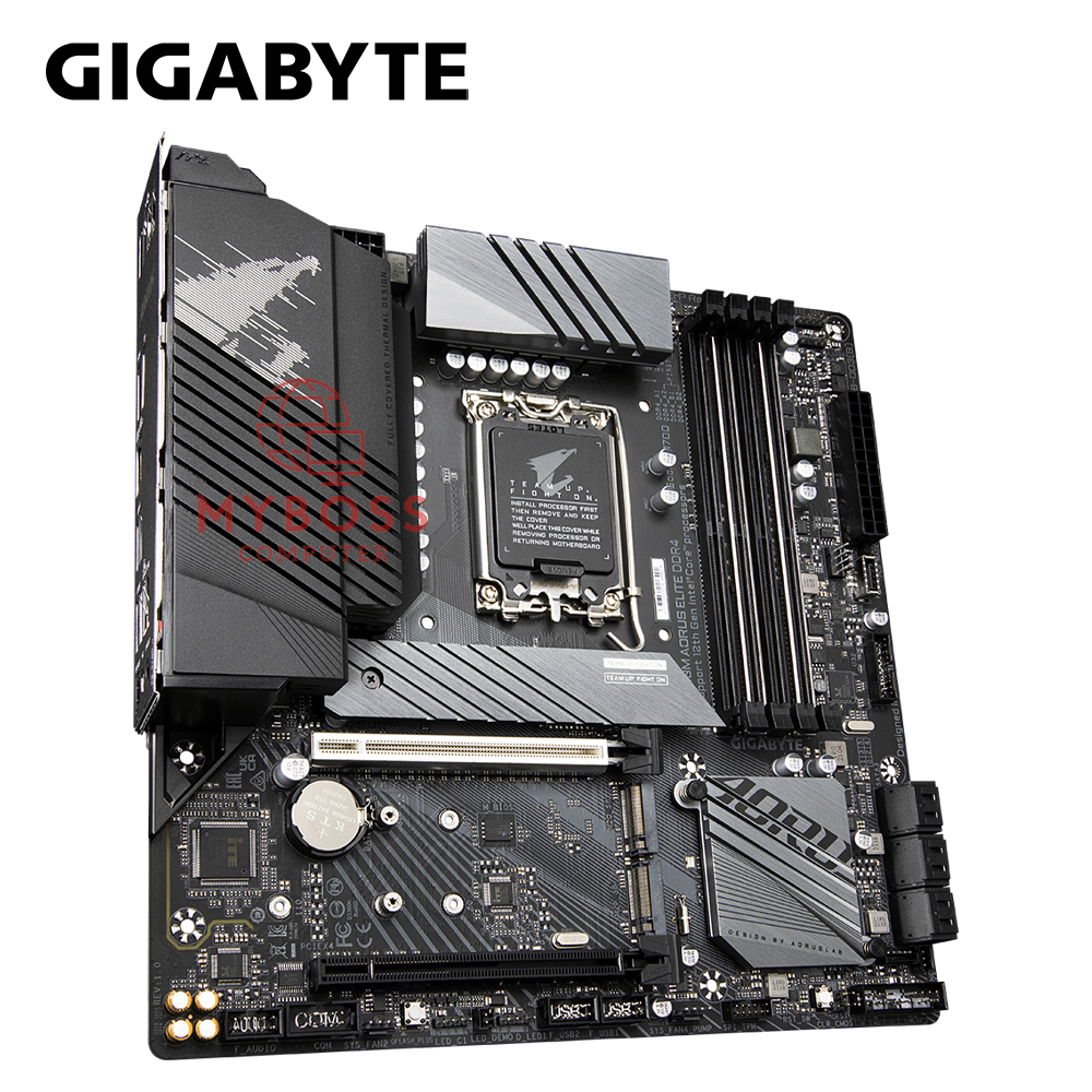 Mainboard Gigabyte Z690M AORUS ELITE DDR4 (Intel Z690, Socket 1700, m-ATX, 4 khe Ram DDR4)