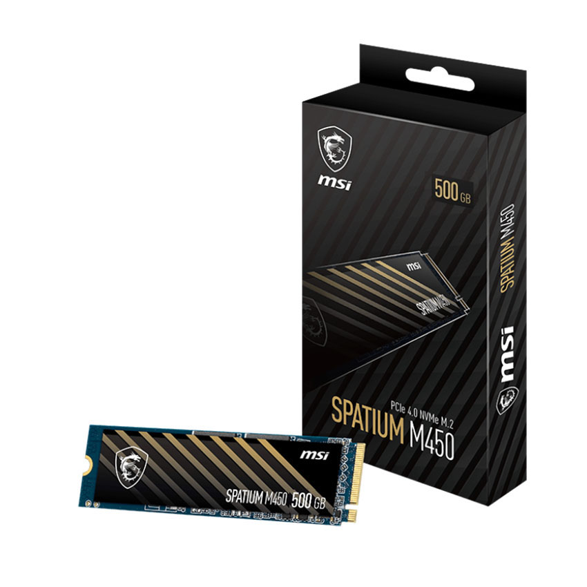 Ổ cứng SSD MSI SPATIUM M450 500GB NVMe M.2 2280 PCIe Gen 4 x 4