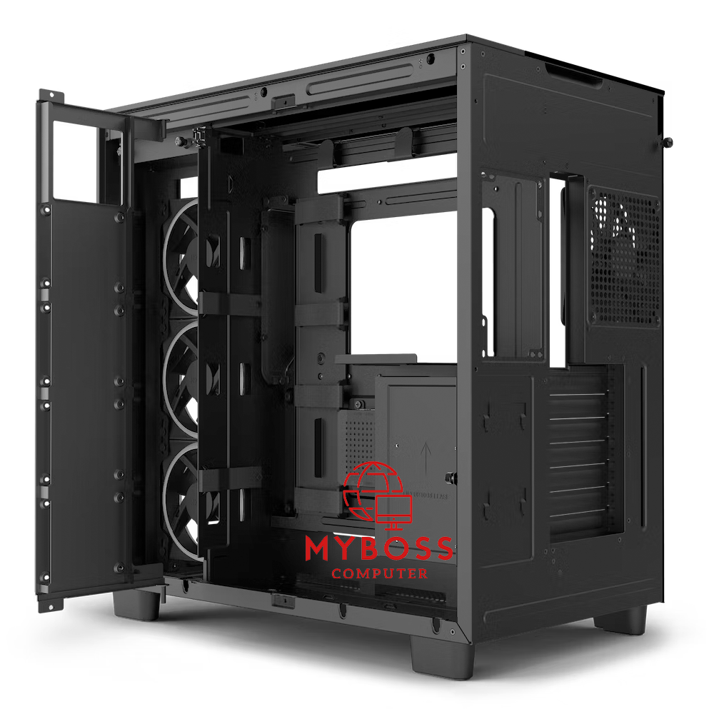 Vỏ Case NZXT H9 Elite - Black (3 Fan RGB)
