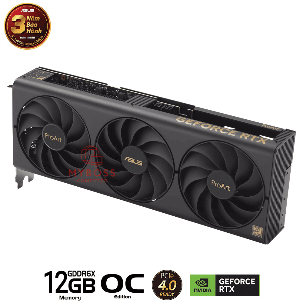 VGA ASUS ProArt RTX 4070 SUPER OC Edition 12GB GDDR6X