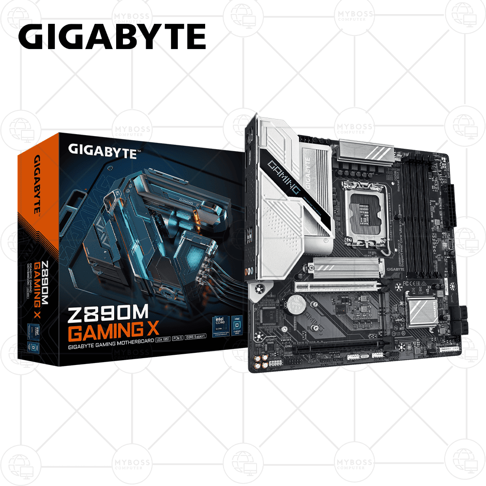 Mainboard Gigabyte Z890M GAMING X DDR5 (Intel Z890, Socket 1851, m-ATX, 4 khe RAM DDR5)