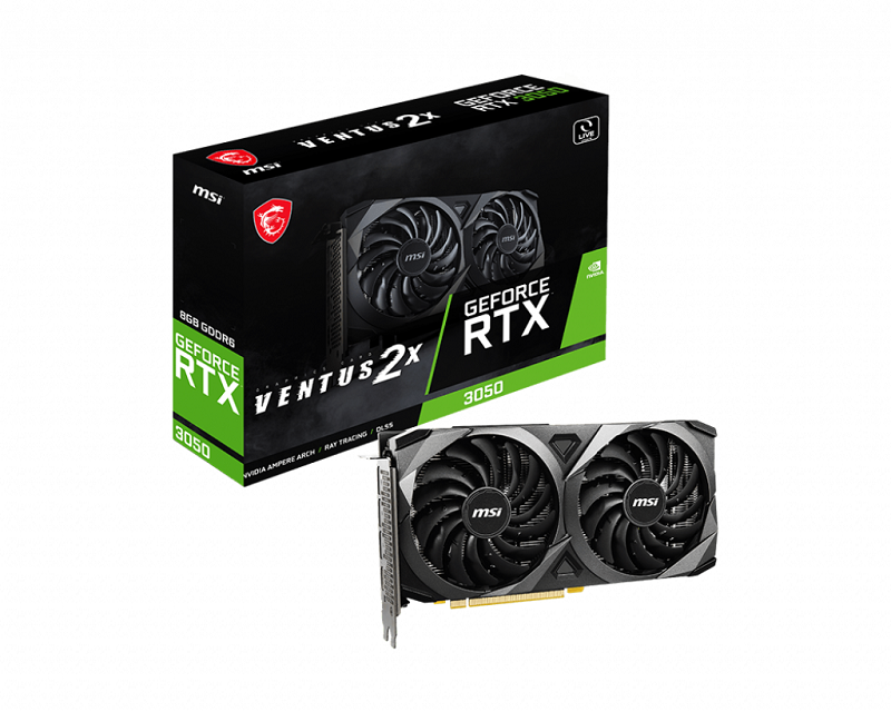 VGA MSI RTX 3050 VENTUS 2X 8G
