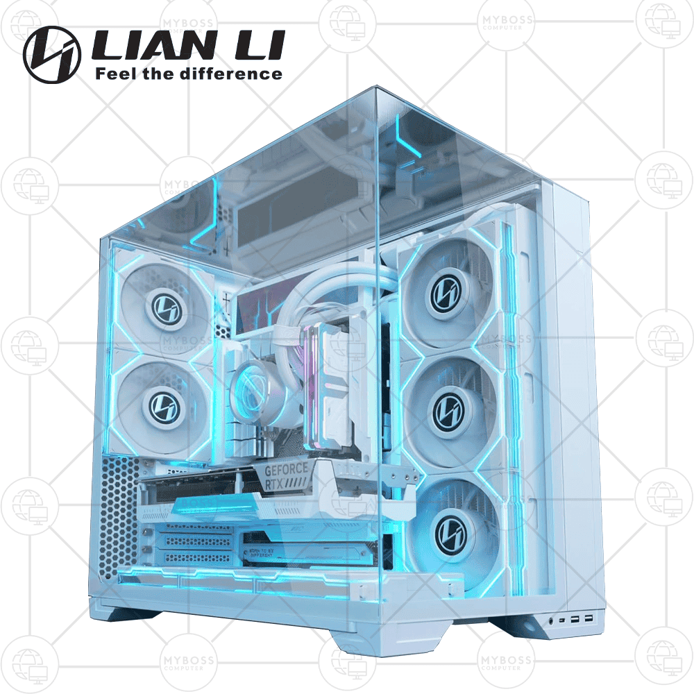 Vỏ Case Lian Li O11 Vision Compact - White