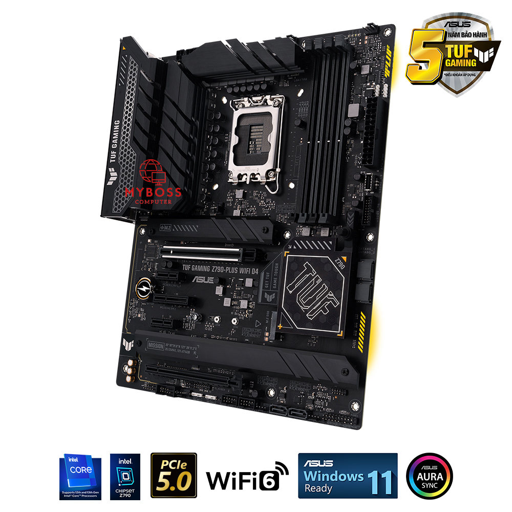 Mainboard ASUS TUF GAMING Z790-PLUS WIFI D4 (Intel Z790, Socket 1700, ATX, 4 khe RAM DDR4)