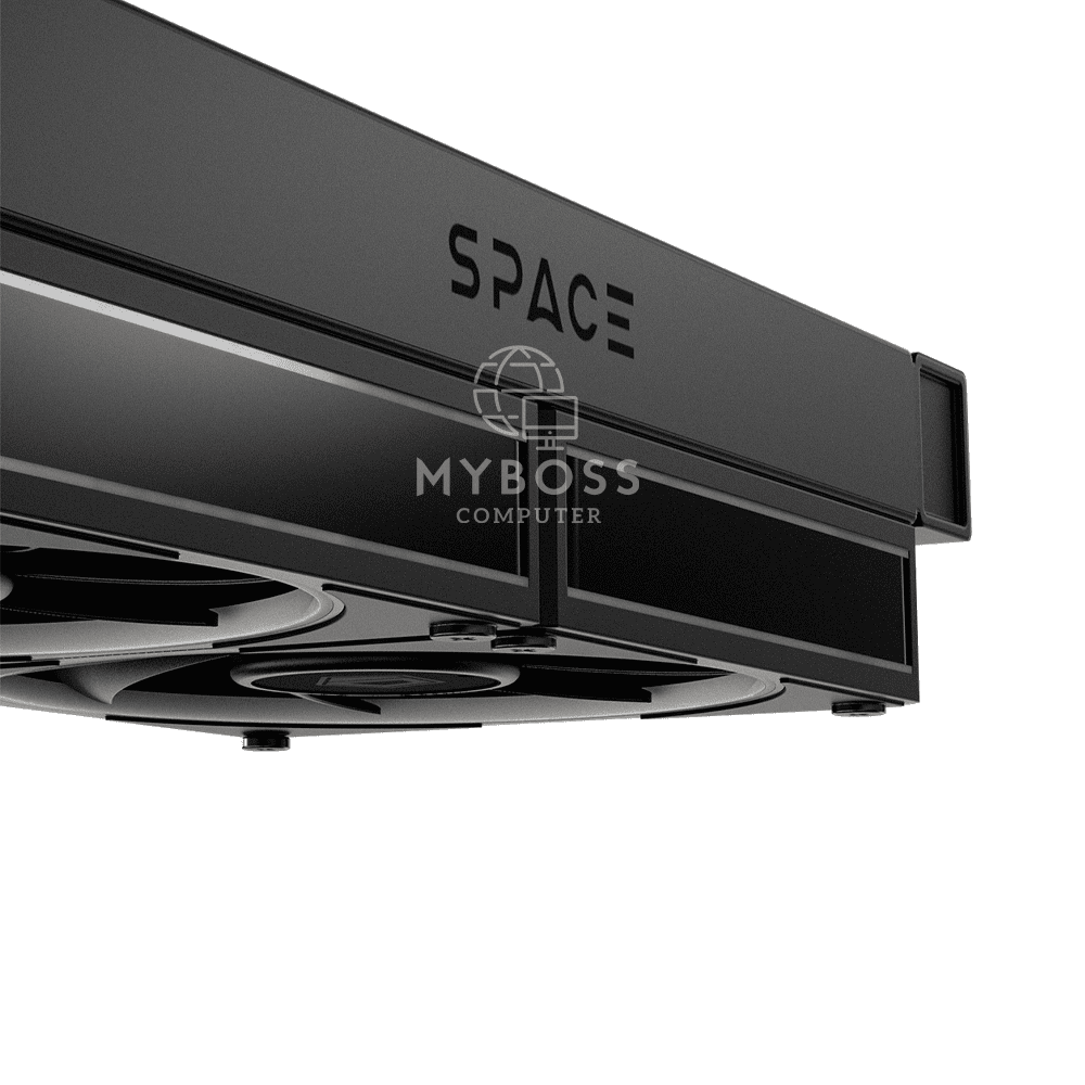 Tản Nhiệt Nước AIO ID-COOLING SPACE SL240 - Black (Màn Hình LCD Hiển Thị Thông Số)