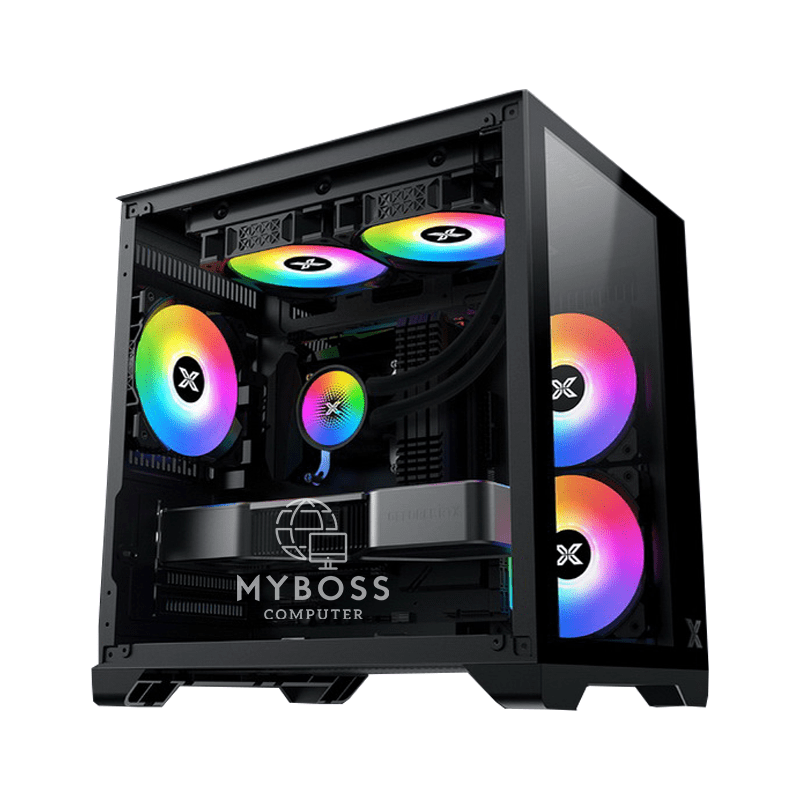 Vỏ Case XIGMATEK AQUA M - Tặng 3 Fan LED RGB