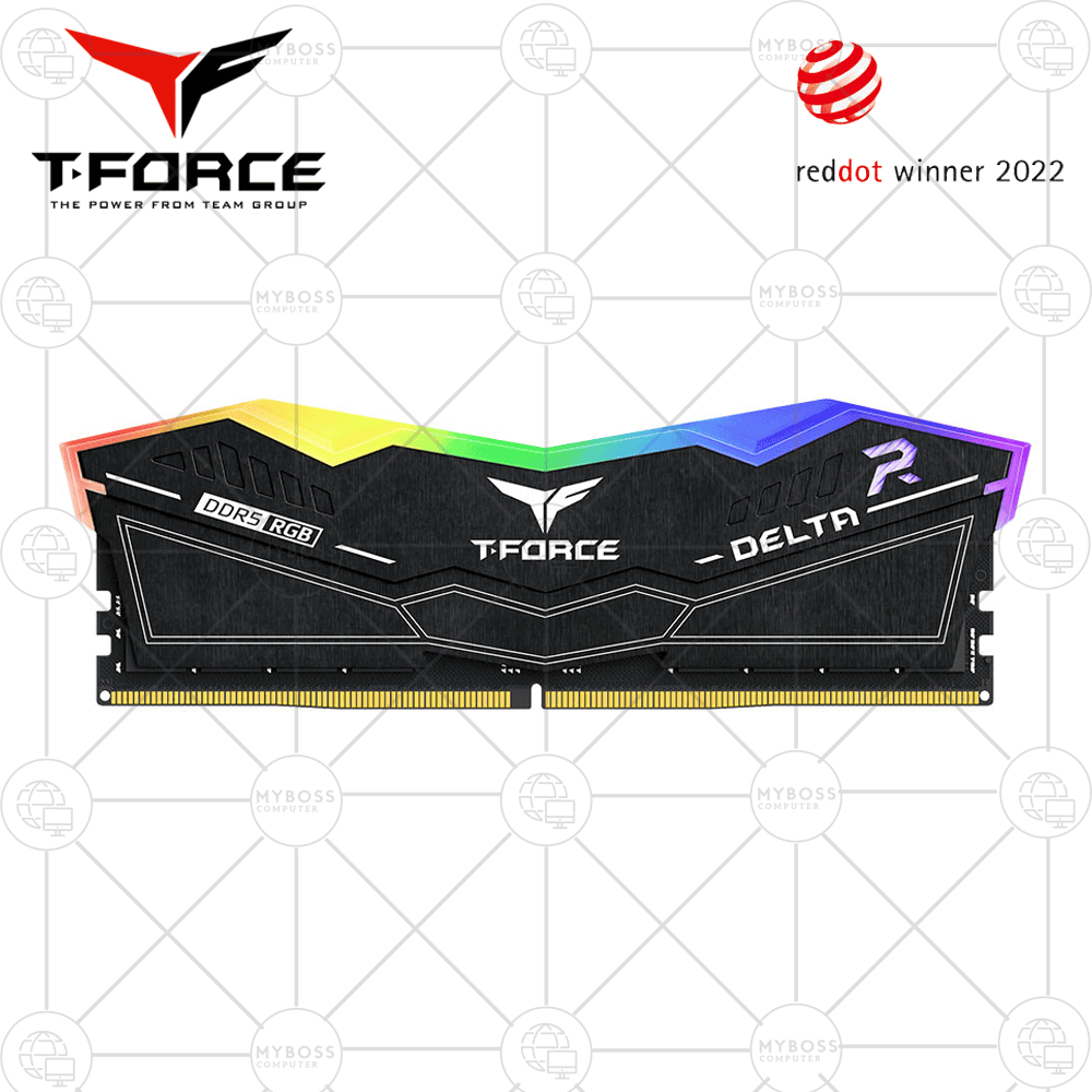 RAM TeamGroup T-FORCE Delta RGB 16GB DDR5 6000MHz - Black