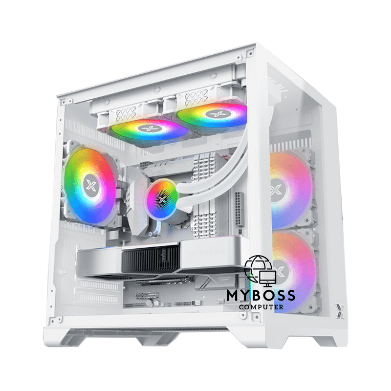 Vỏ Case XIGMATEK AQUA M ARTIC - Tặng 3 Fan LED RGB