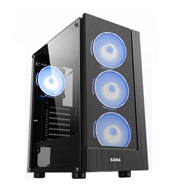 Vỏ Case Sama 3301 (Tặng 3 Fan Led RGB)