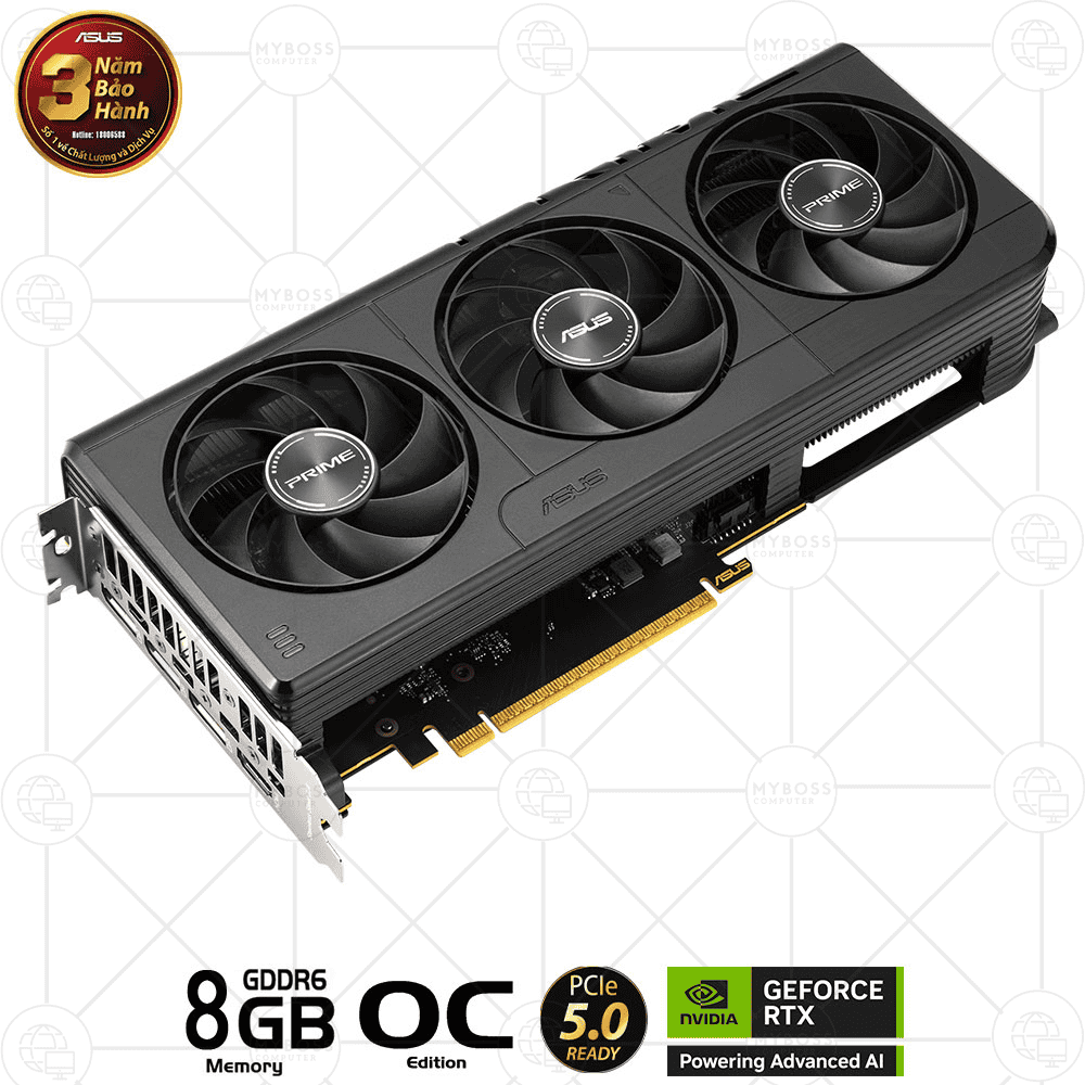 VGA ASUS PRIME RTX 5050 8GB GDDR6 OC Edition