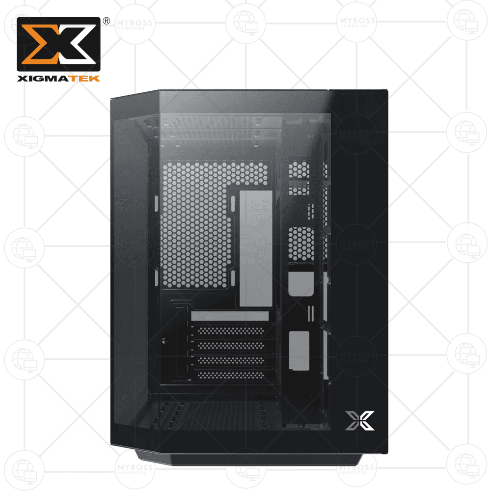Vỏ Case XIGMATEK CUBI M - Black (Tặng 3 Fan RGB)