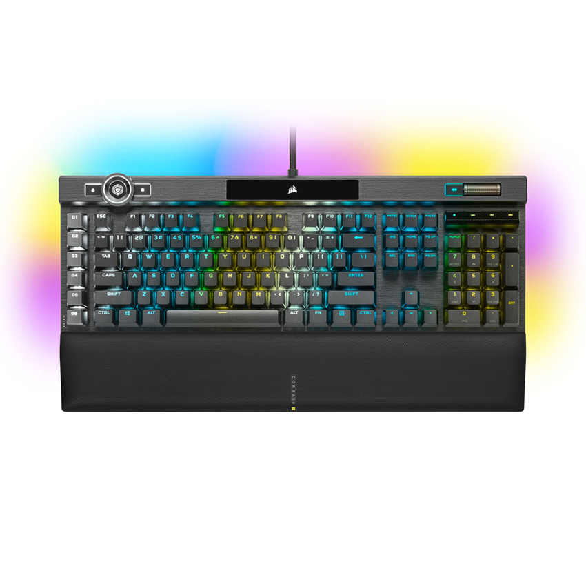 Bàn phím cơ Corsair K100 RGB Optical Switch - CORSAIR OPX Switch - Black