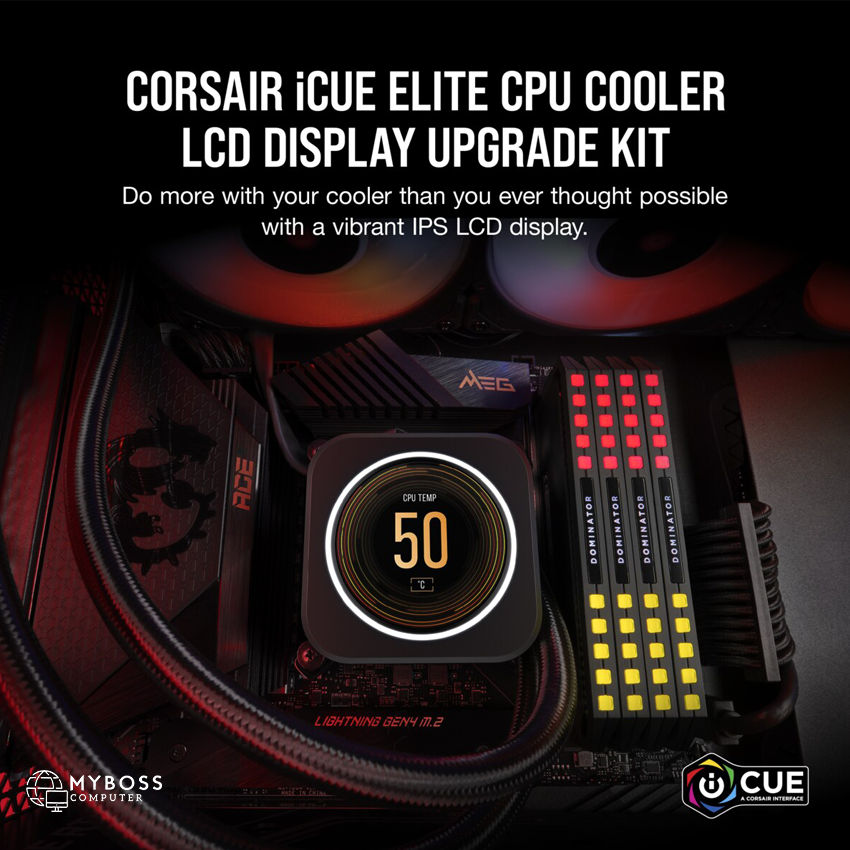 Màn hình LCD dùng cho tản nhiệt nước Corsair ELITE - Black