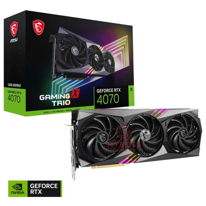 VGA MSI RTX 4070 GAMING X TRIO 12G