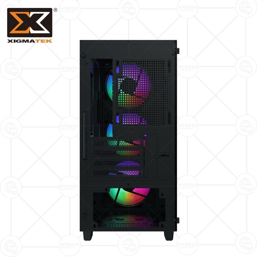 Vỏ Case XIGMATEK NYX AIR II 3F - Black (Tặng 3 Fan RGB)