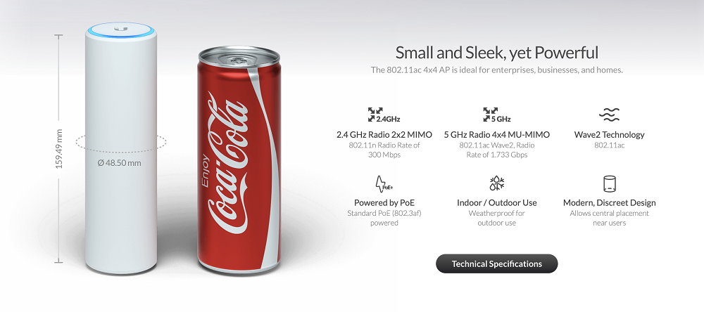 Bộ phát sóng không dây Ubiquiti UniFi AP-Flex HD