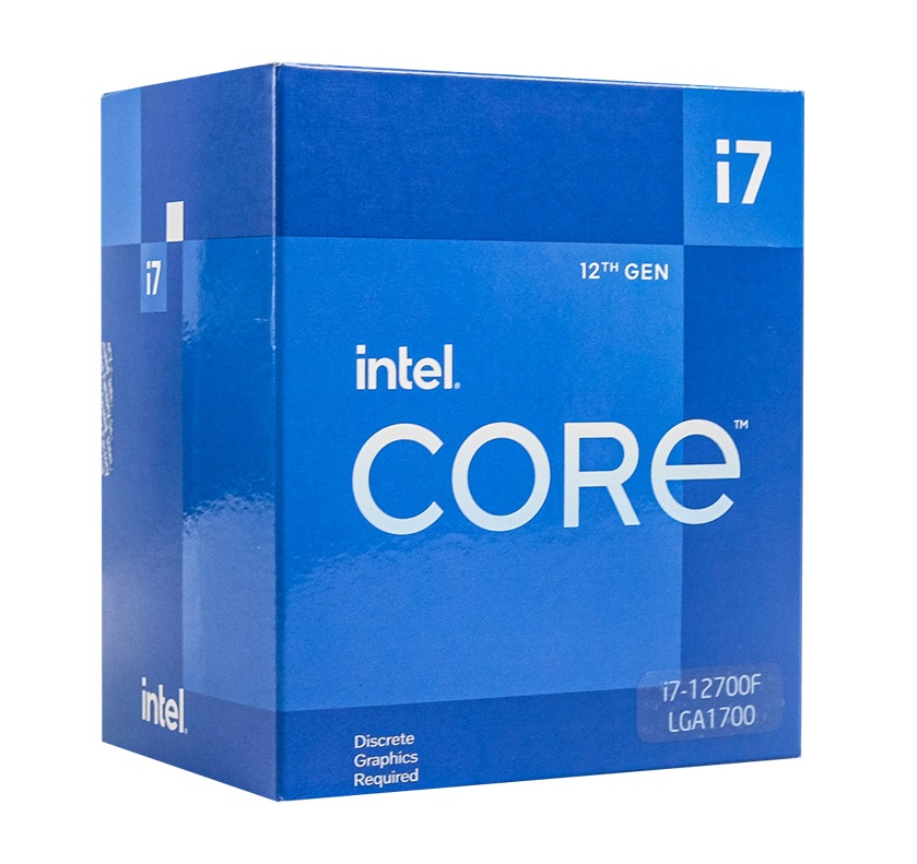 CPU Intel Core i7-12700F (Up to 4.9Ghz, 25MB Cache, 12 Nhân 20 Luồng, 125W, Socket 1700) BOX