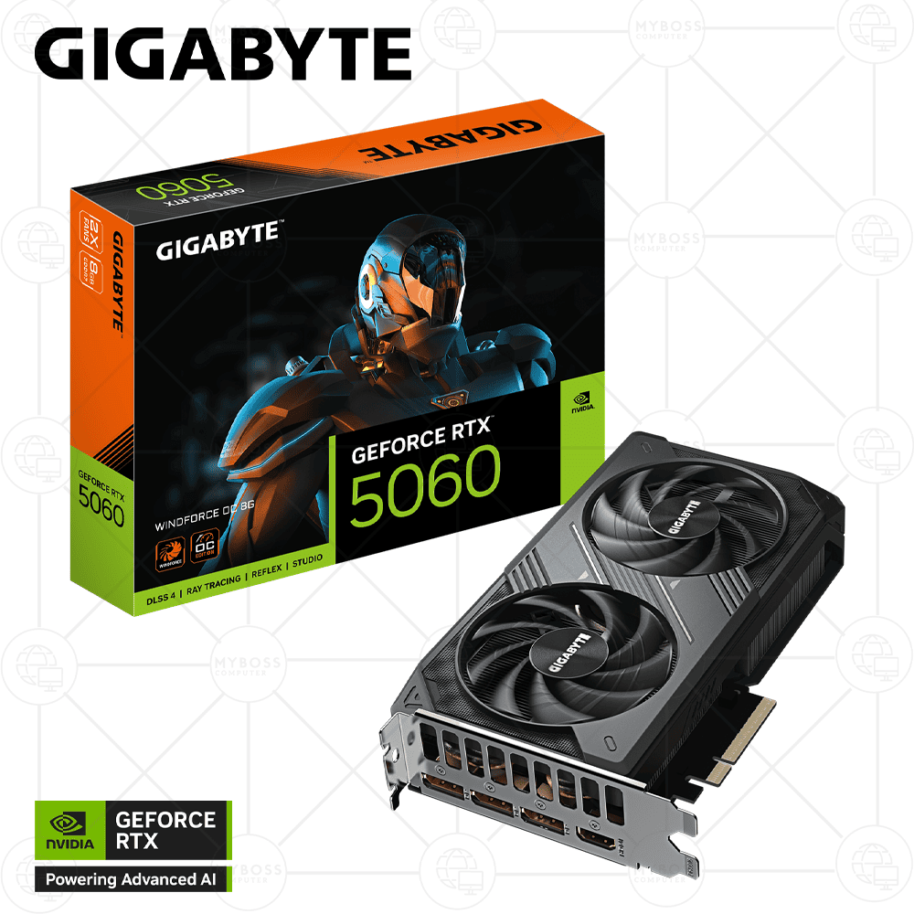 VGA GIGABYTE RTX 5060 WINDFORCE OC 8G