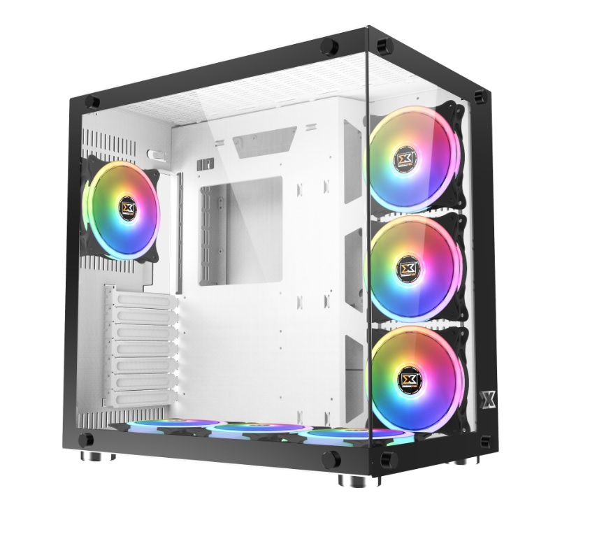 Vỏ Case Xigmatek AQUARIUS PLUS - WHITE/ No fan