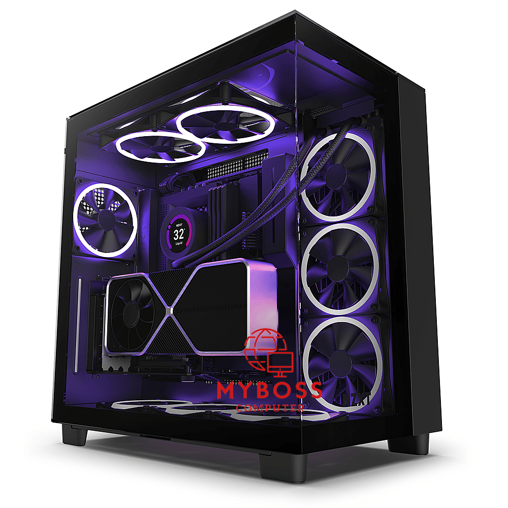 Vỏ Case NZXT H9 Elite - Black (3 Fan RGB)