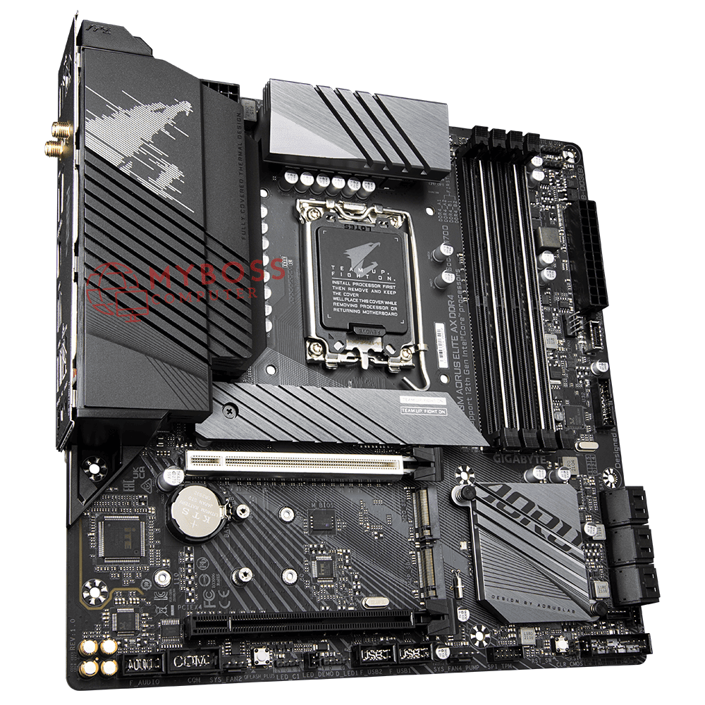 Mainboard Gigabyte Z690M AORUS ELITE AX DDR4 (Intel Z690, Socket 1700, m-ATX, 4 khe Ram DDR4, WIFI + Bluetooth)