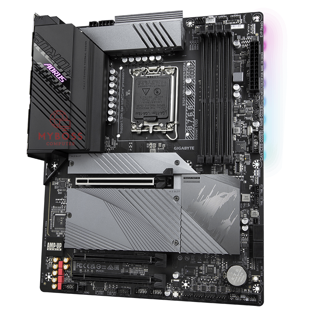 Mainboard Gigabyte B760 AORUS MASTER DDR4 (Intel B760, Socket 1700, ATX, 4 khe Ram DDR4)
