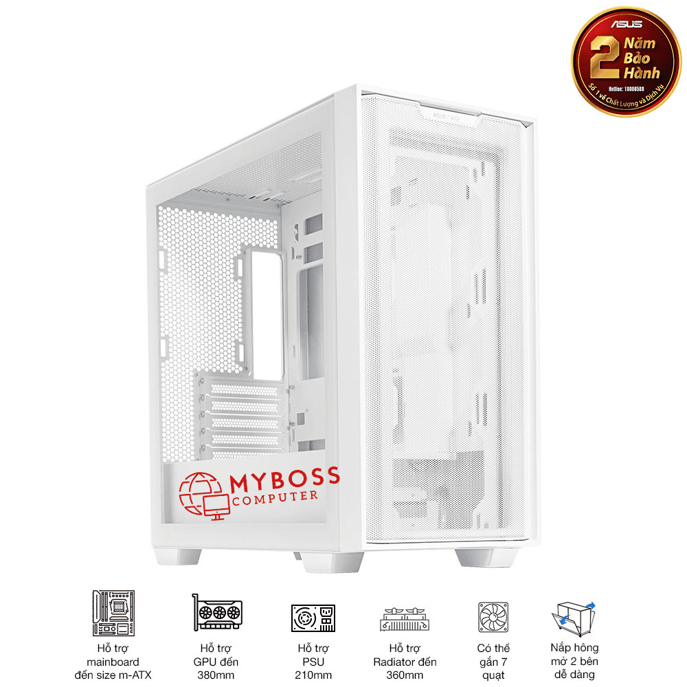 Vỏ Case ASUS A21 WHITE