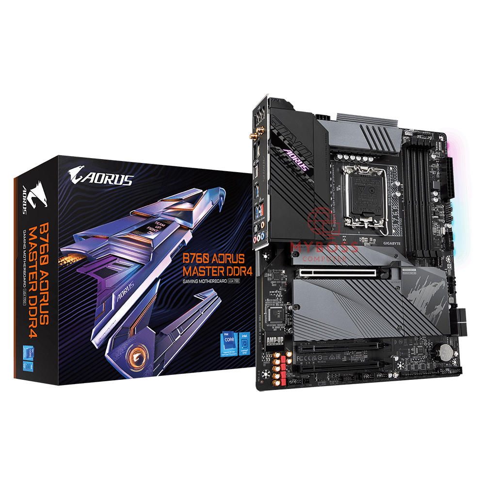 Mainboard Gigabyte B760 AORUS MASTER DDR4 (Intel B760, Socket 1700, ATX, 4 khe Ram DDR4)