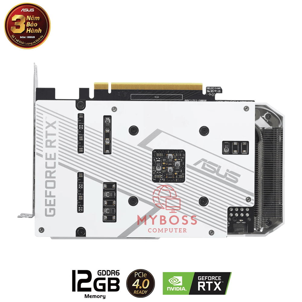 VGA ASUS DUAL RTX 3060 White OC Edition 12GB GDDR6