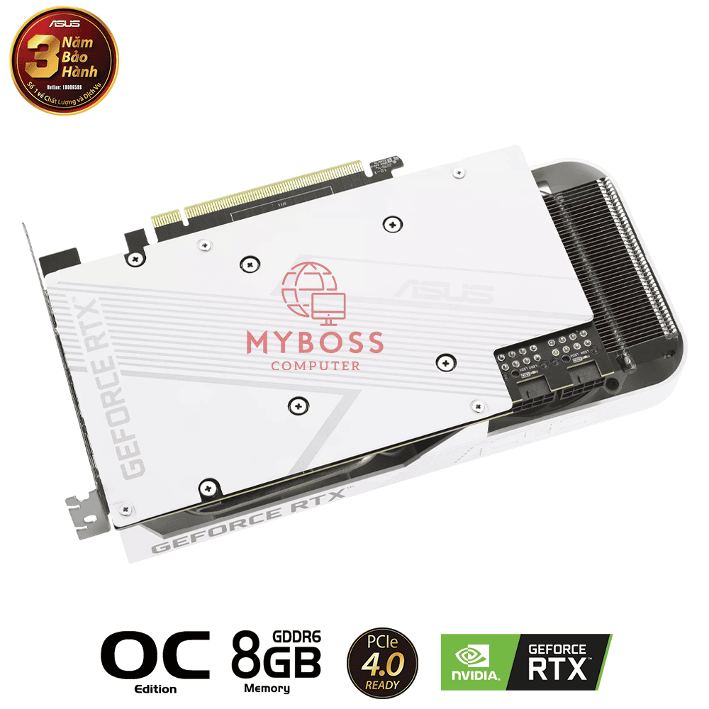 VGA ASUS DUAL RTX 3060 Ti White OC Edition 8GB GDDR6X