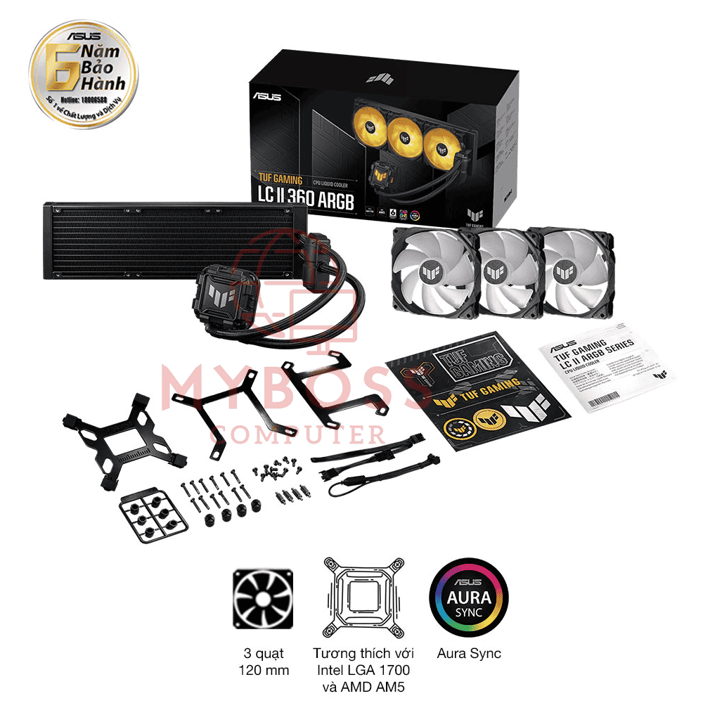 Tản Nhiệt Nước AIO ASUS TUF GAMING LC II 360 ARGB