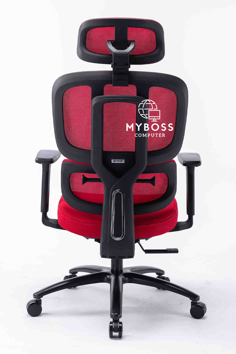 Ghế công thái học ergonomic WARRIOR – Hero series – WEC509 Black/Red
