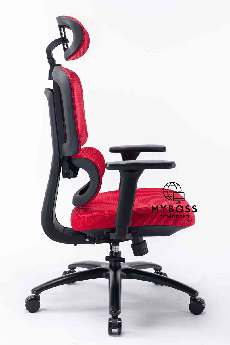 Ghế công thái học ergonomic WARRIOR – Hero series – WEC509 Black/Red