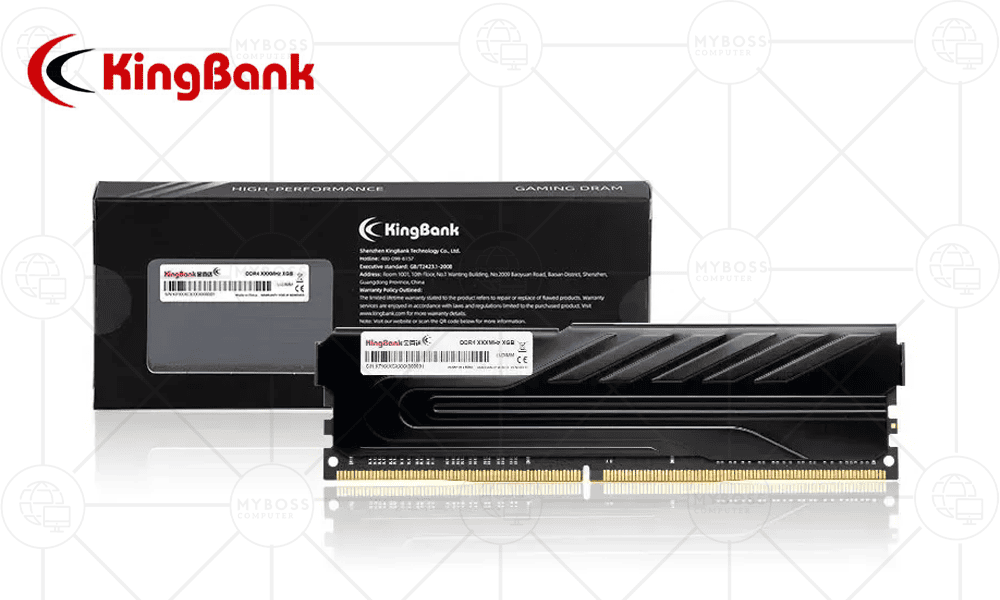 RAM Kingbank 32GB (16GB*2) DDR4 3200MHz Kẹp Tản - Black