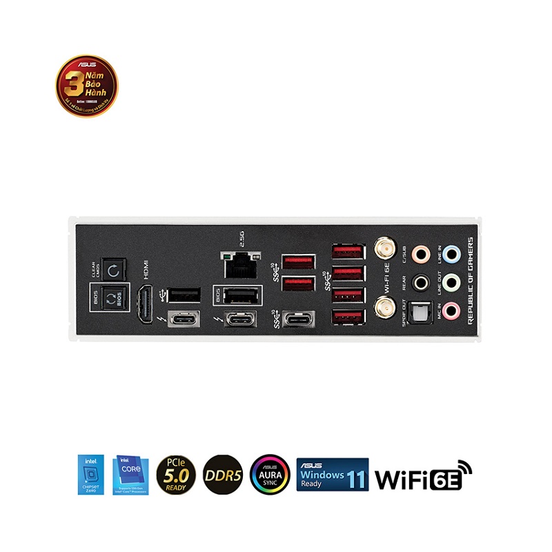 Mainboard ASUS ROG MAXIMUS Z690 HERO WIFI (Intel Z690, Socket 1700, ATX, 4 khe Ram DDR5)