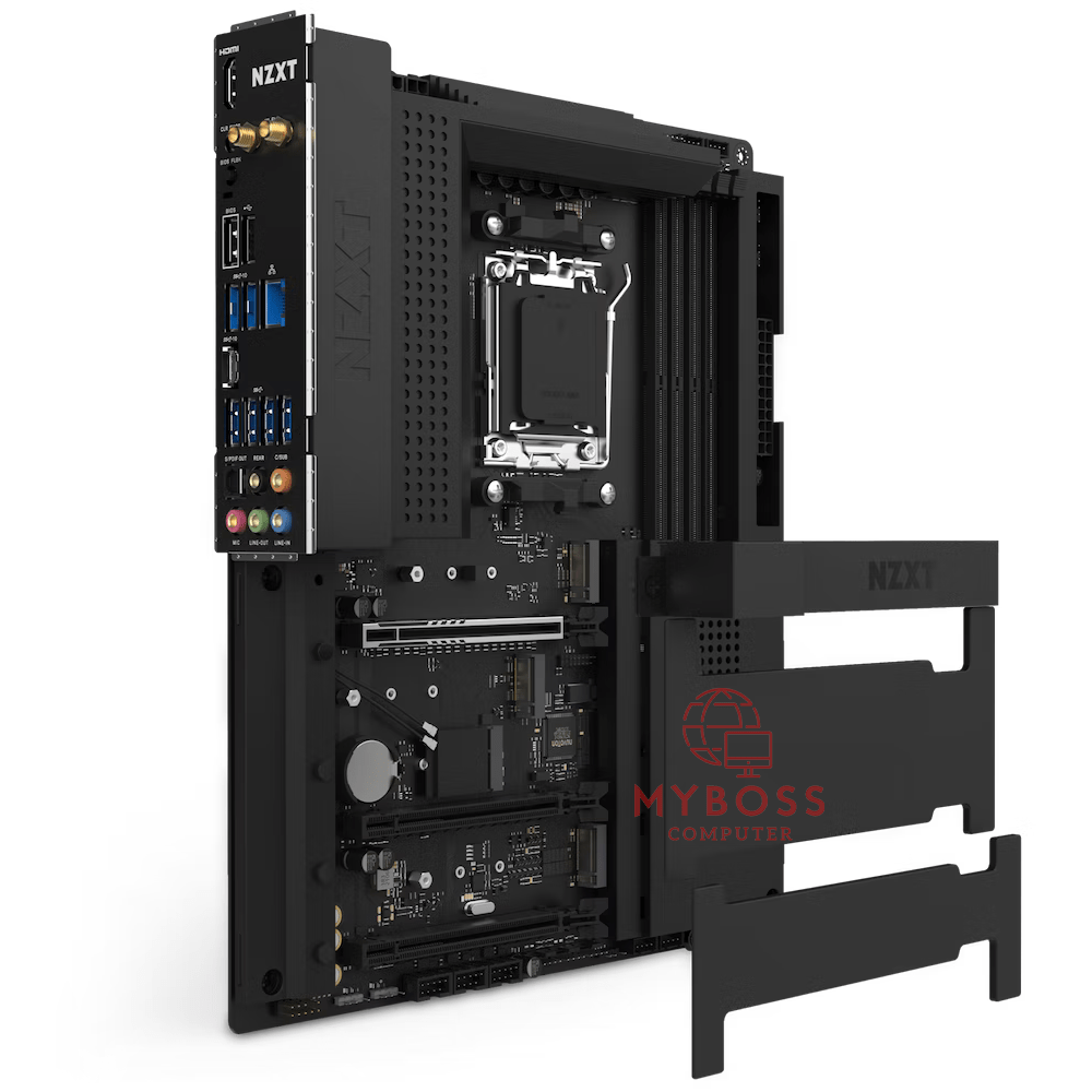 Mainboard NZXT N7 B650E - Black (AMD B650, Socket AM5, ATX, 4 khe RAM DDR5, Tích hợp sẵn WIFI & Bluetooth)