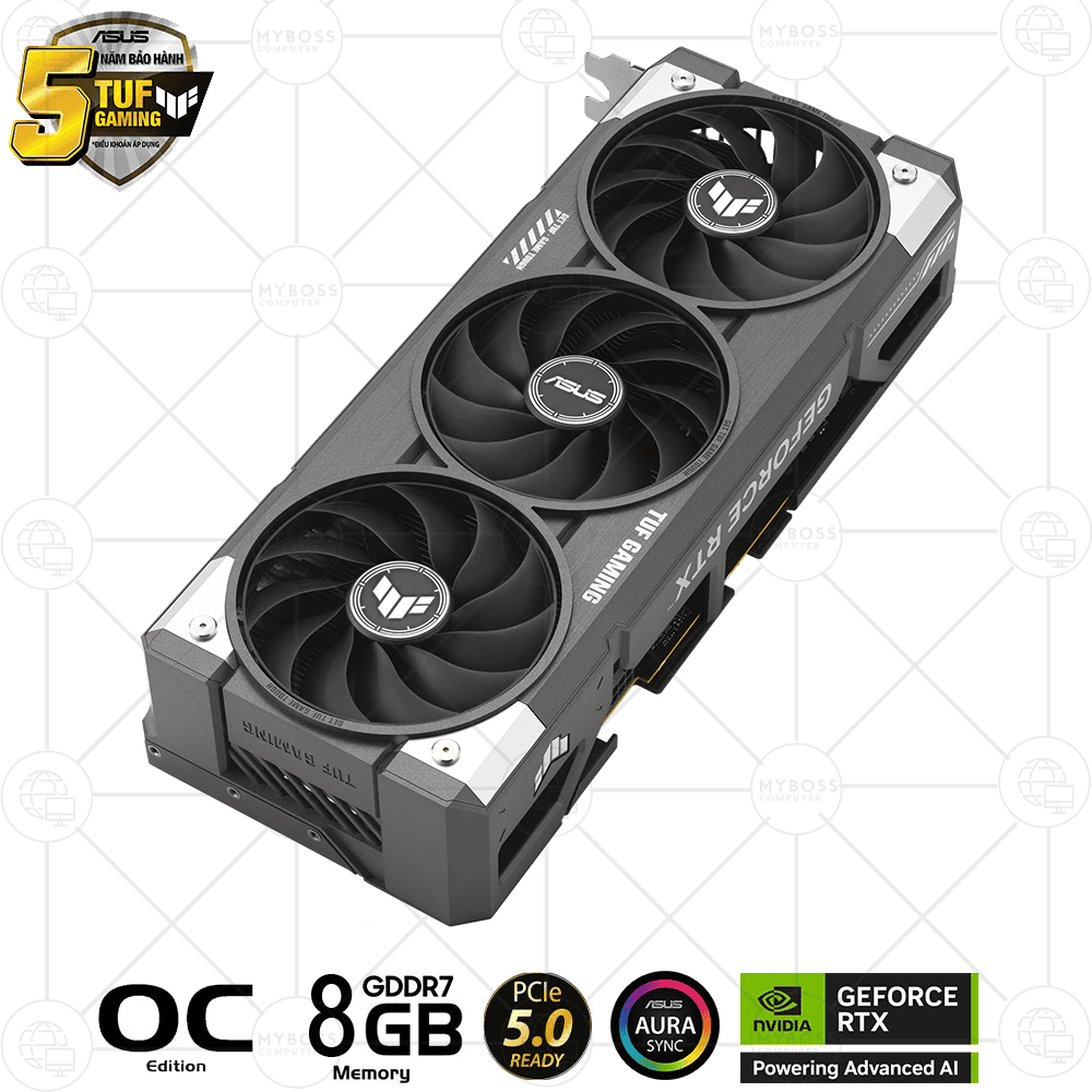 VGA ASUS TUF Gaming RTX 5060 Ti 8GB GDDR7 OC Edition